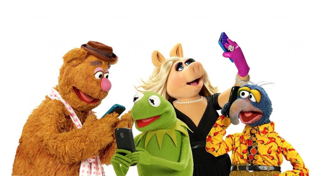 muppets on phones