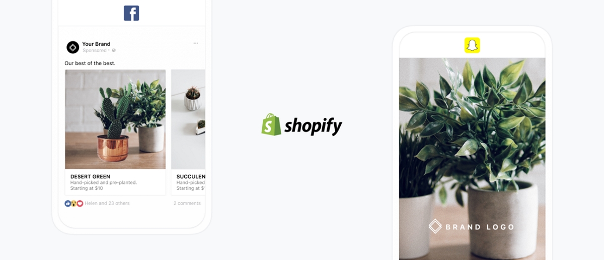 Shopify Facebook Snapchat
