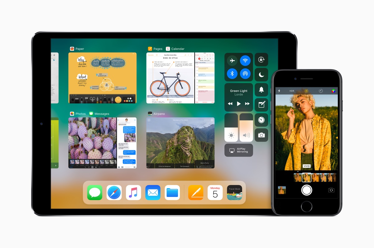 iOS 11 on iPad and iPhone