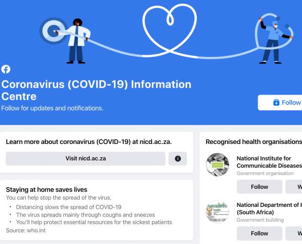 Facebook launches COVID-19 Information Center in 17 sub-Saharan African countries 