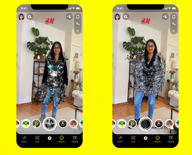 Snap launches digital fashion collaboration with H&M