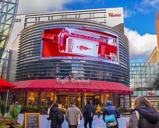 Beefeater Gin launches 3D and AR experience at Westfield as part of 'The Spirit of London' campaign