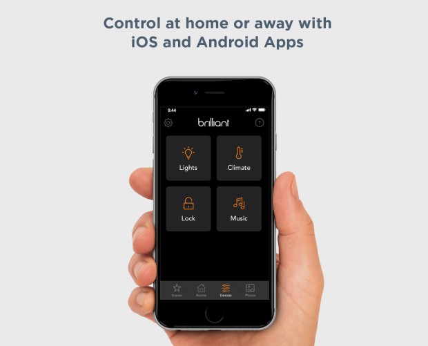 LIFX customers can now use the Brilliant smart home app to power their lights