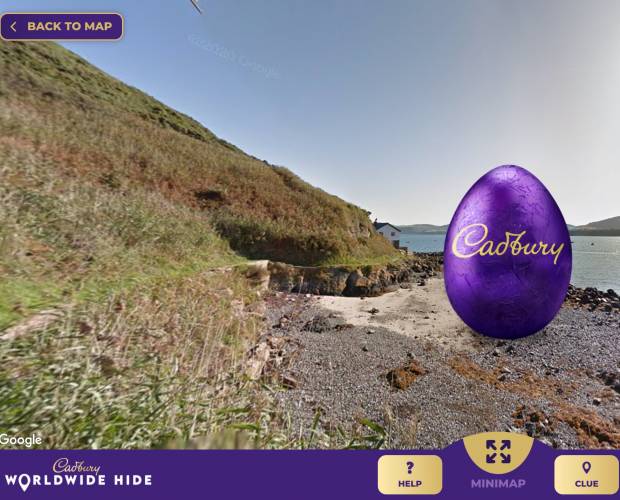 Cadbury's 'Worldwide Hide' virtual Easter egg hunt see over half a million virtual eggs hidden