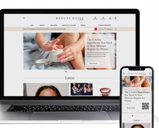 Clarins launches Beauty Daily content platform