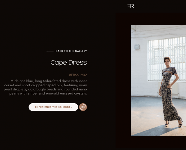 FERONA launches augmented reality virtual try-on for couture collection