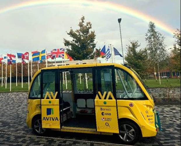 Autonomous shuttle service trial uses satellite comms in addition to 4G and 5G