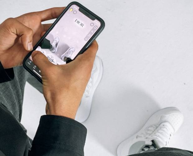 Dior partners with Snapchat on B27 sneaker try-on lens