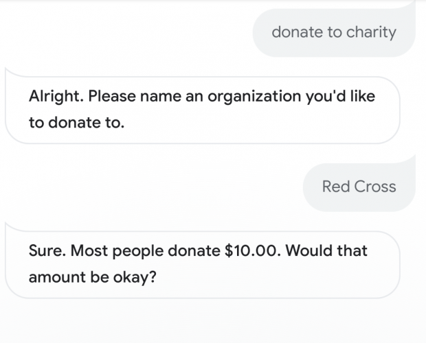 Google Assistant now allows voice-activated donations