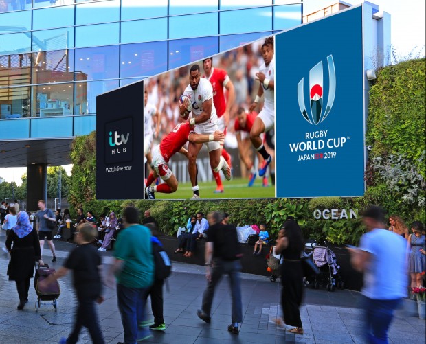 Ocean inks deal with ITV to show Rugby World Cup on its DOOH screens