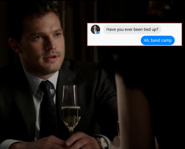 My Facebook chat (sort of) with Christian Grey