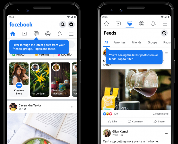 Facebook refreshes its app in an attempt to encourage new content discovery