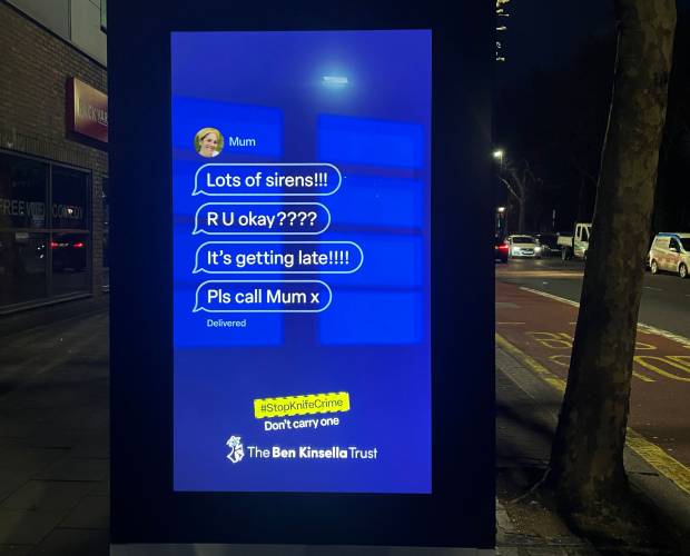 Ben Kinsella Trust unveils OOH ads that can 'hear' an ambulance siren