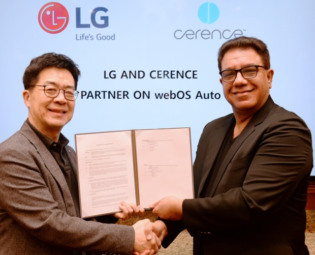 LG partners with Cerence to develop a next-generation in-car content platform