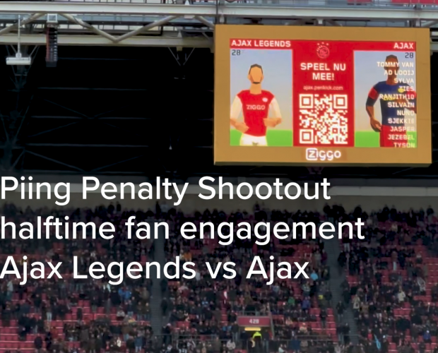 Piing launches Penalty Shootout fan engagement game at the Johan Cruyff Arena
