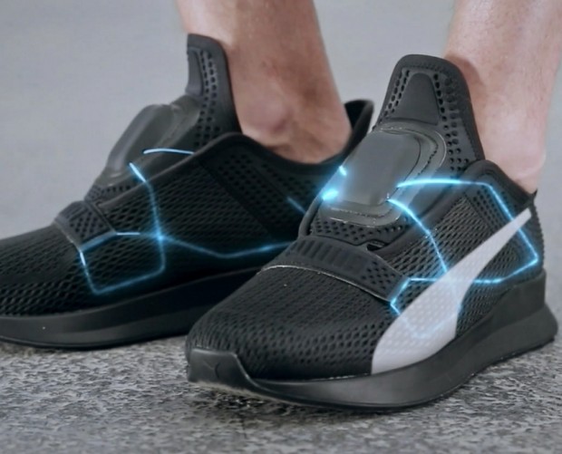 Nike with its own self-lacing shoes 