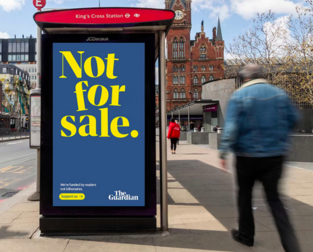The Guardian rolls out ‘Not for sale’ global marketing campaign