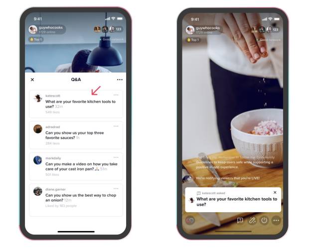 TikTok rolls out Q&A feature to help creators to engage more with viewers