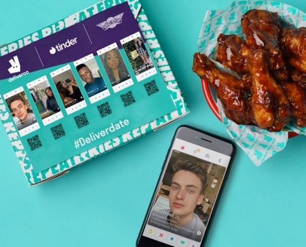 Tinder partners with Deliveroo for chicken wing-related matchmaking this Valentine's
