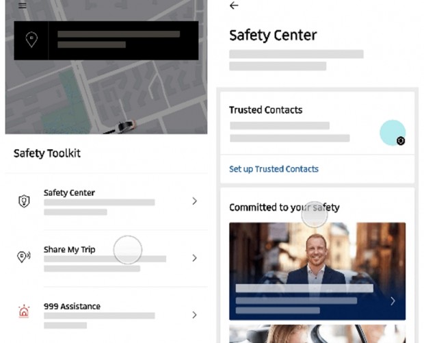 Uber brings a bunch of safety features to the UK and EMEA