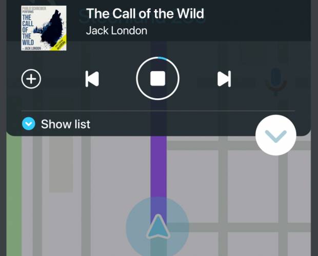 Audible gets Waze audio player integration