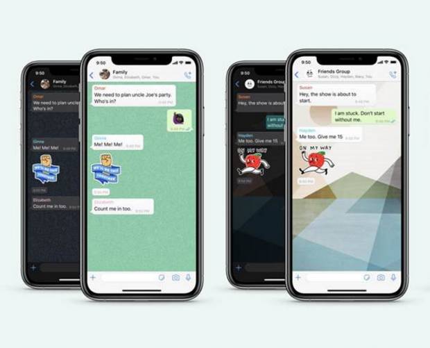 WhatsApp updates wallpapers, adds sticker search